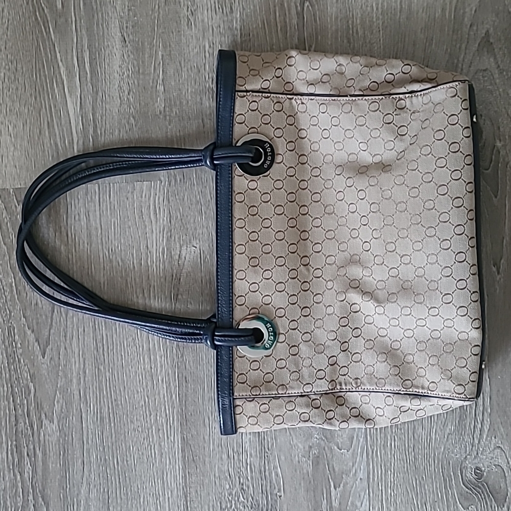 OROTON Australia Authentic Signature Monogram Large Tote/Purse EUC No Stains